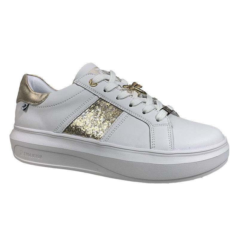 Rieker W1202-82 białe damskie sneakersy skóra mdmdobrebuty.pl Włodawa