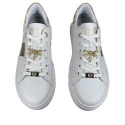 Rieker W1202-82 białe damskie sneakersy skóra mdmdobrebuty.pl Włodawa