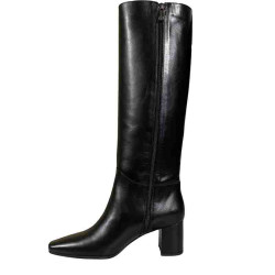 Stylowe modne czarne damskie kozaki BRAVO MODA 2476