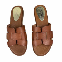 Klapki damskie HEE 25320 brąz