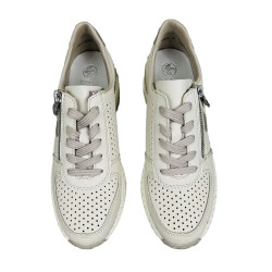 Półbuty damskie Rieker N4340-60 beżowe sneakersy komfort i wygoda