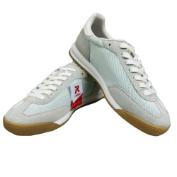 Sneakersy damskie Rieker W4000-32 półbuty zielone skórzane