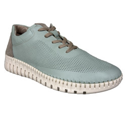 Półbuty skórzane damskie  skórzane SOKOLSKI 2501 mięta