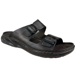 Pegada 134106 brązowe klapki męskie