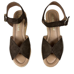 Sandały damskie RYŁKO 4RG39_W_ koturn